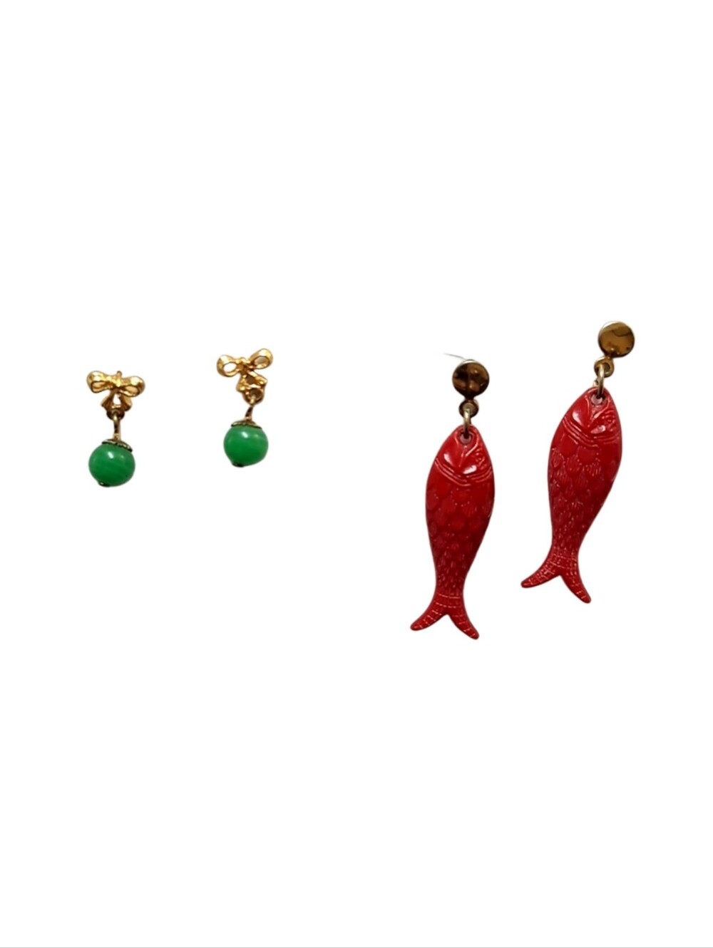 Holiday Colors Earrings. 2 Pairs